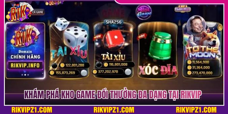 Giới Thiệu Rikvip: Sòng Bài Vegas Đổi Thưởng Chuẩn Quốc Tế 3 Điểm danh các sản phẩm giải trí đổi thưởng đa dạng